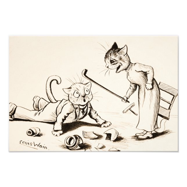 Foto Cat Life de Louis Wain (Frente)