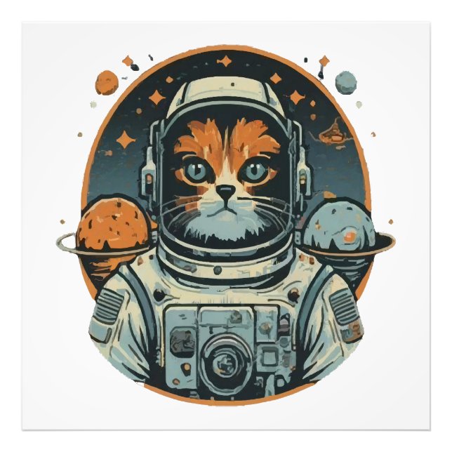 Foto Cata-astronauta en Asteroides (Frente)