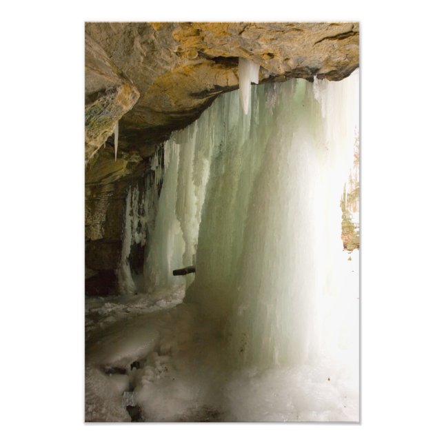 Foto Cataratas de graffiti en invierno, Dundee, Ohio (Frente)