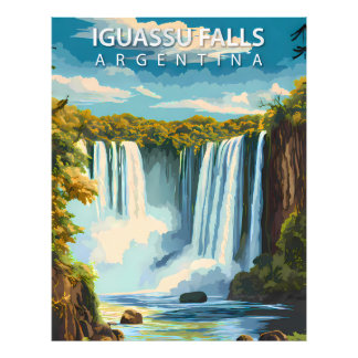 Foto Cataratas del Iguazú, Argentina – Cartel de viaje