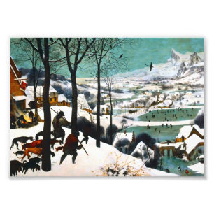 Foto Cazadores en el paisaje de la nieve Pieter Bruegel