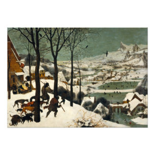 Foto Cazadores en la nieve de Pieter Bruegel el anciano