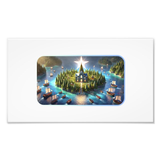 Foto Celebración de Navidades encantados en tierra I (Frente)