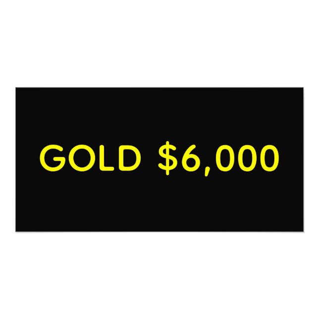 Foto Celebración del Mercado de Oro $6,000 (Frente)
