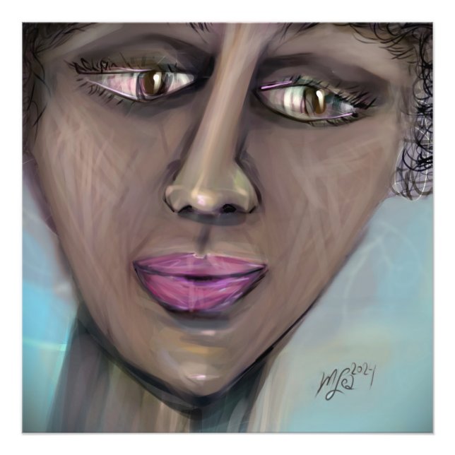 Foto Center Held Modern Feminine Portrait  (Frente)