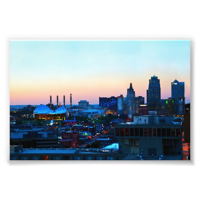 Foto Centro de Kansas City al atardecer (Frente)