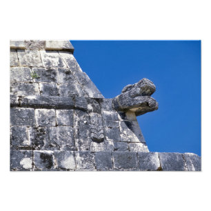 Foto Cerca de las piedras que forman un antiguo maya