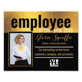 Foto Certificado de premio fotográfico de empleado del 