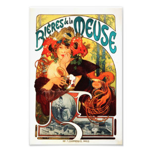 Foto Cerveza de Alfonso Mucha de la impresión de la