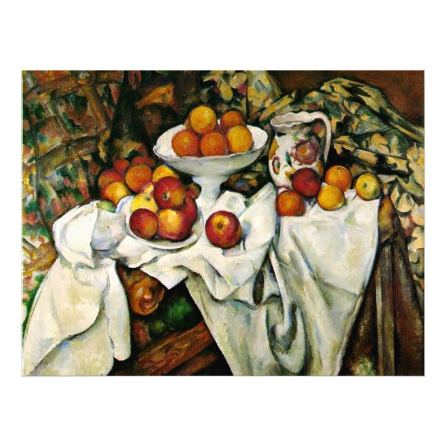 Foto Cezanne - manzanas y Naranjas (Frente)