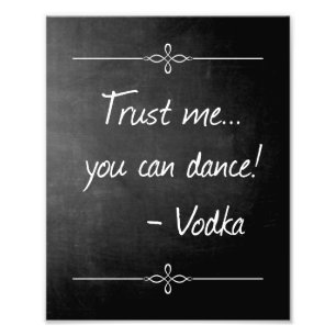 Foto Chalkboard Confía En Que Puedes Bailar Con Boda Vo