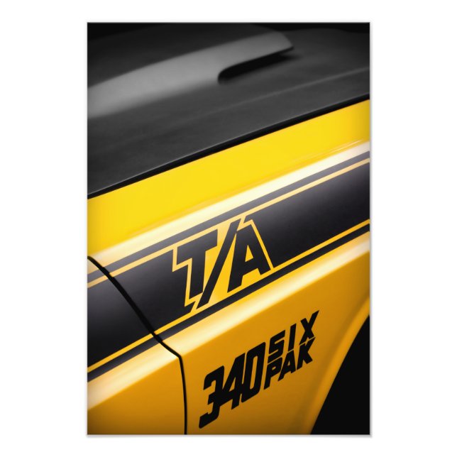 Foto Challenger de Dodge 1970 T/A 340 Seis Pak (Frente)