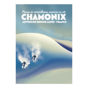 Foto Chamonix - poster de esquí de Auvergne-Rhône-Alpes