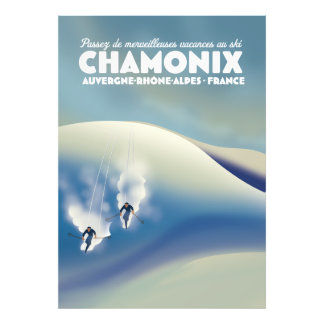 Foto Chamonix - poster de esquí de Auvergne-Rhône-Alpes