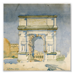 Foto Charles Rennie Mackintosh - El Arco de Titus, Roma