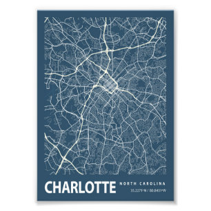 Foto Charlotte - Mapa de Carolina del Norte