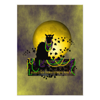 Foto Chat Noir Mardi Gras