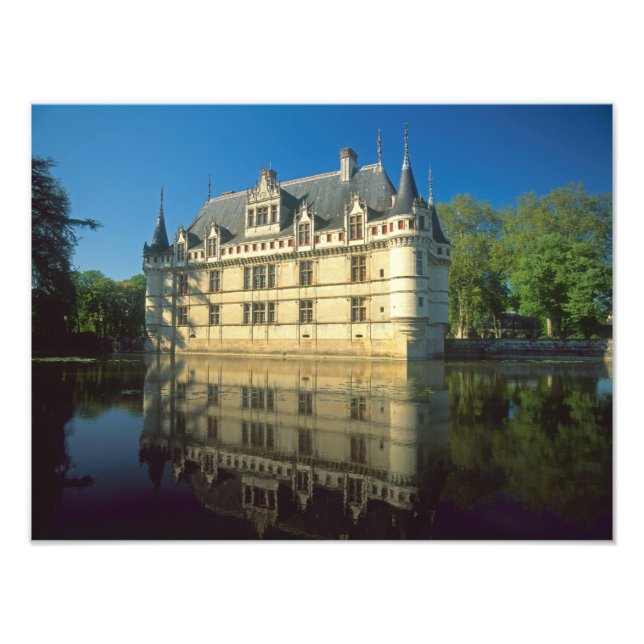 Foto Chateau de Azay-le-Rideau, Indre-et-Loire, (Frente)