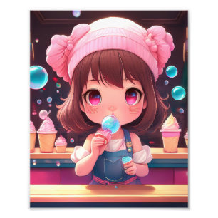 Foto Chibi Art Chibi Carácter helado