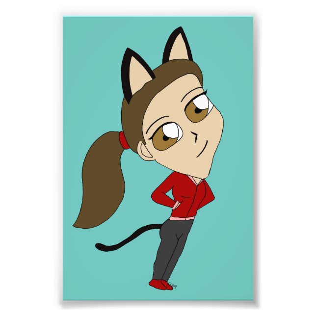 Foto chibi catgirl (Frente)