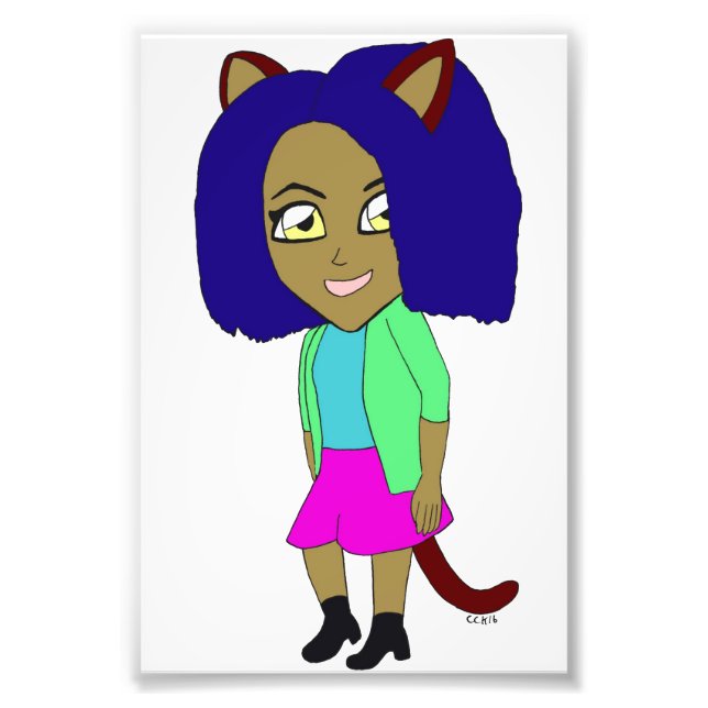 Foto chibi catgirl (Frente)