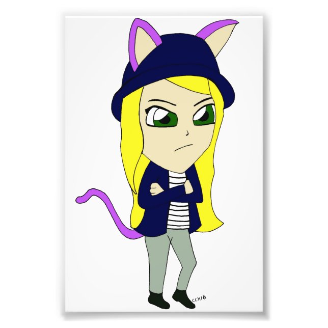 Foto chibi catgirl (Frente)