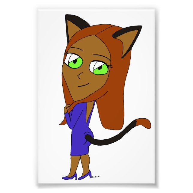 Foto chibi catgirl (Frente)