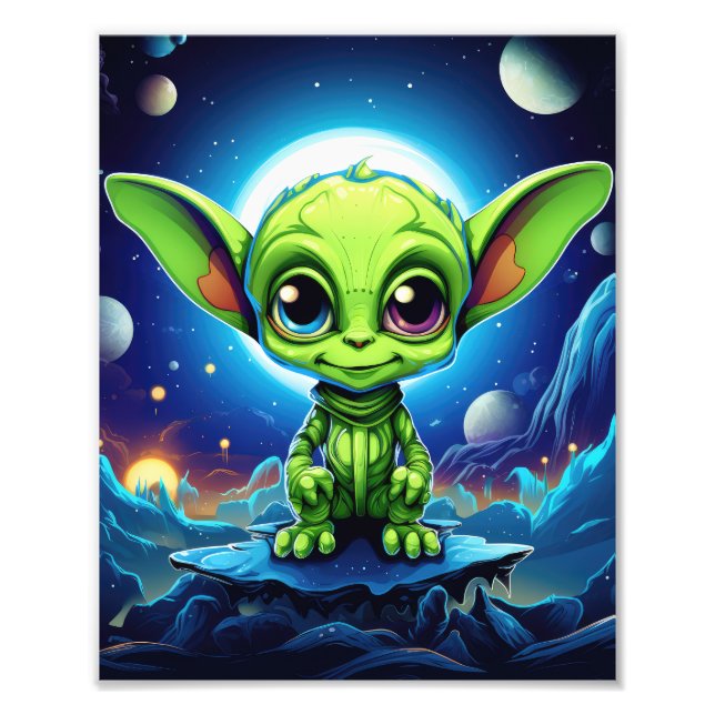 Foto Chibi Cute Alien (Frente)