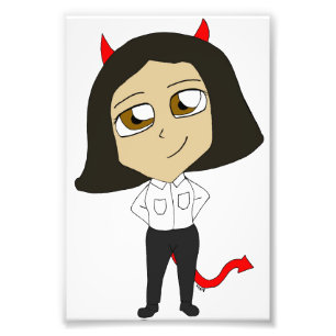 Foto chibi devil chica