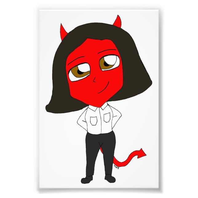 Foto chibi devil chica (Frente)