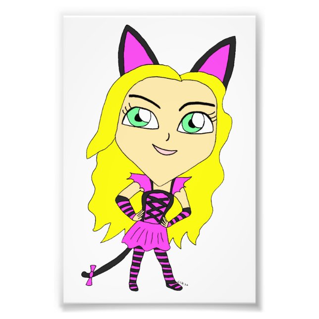 Foto chibi gatita (Frente)