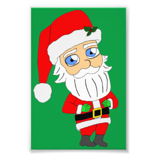 Foto chibi santa claus