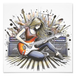 Foto Chica con vibraciones musicales