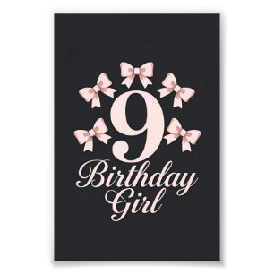 Foto Chica de 9º cumpleaños