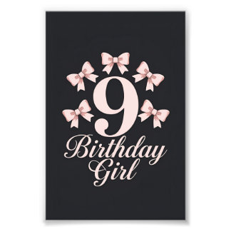 Foto Chica de 9º cumpleaños