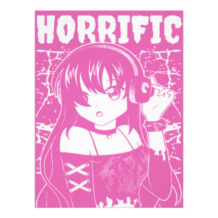 Foto Chica de Anime Edgy Ropa Urbana Grunge "Horrífica"