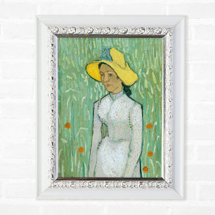 Foto Chica de blanco de Vincent van Gogh