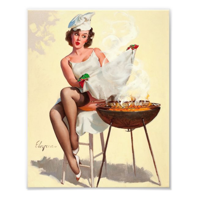 Foto Chica de canalización de barbacoa (Frente)