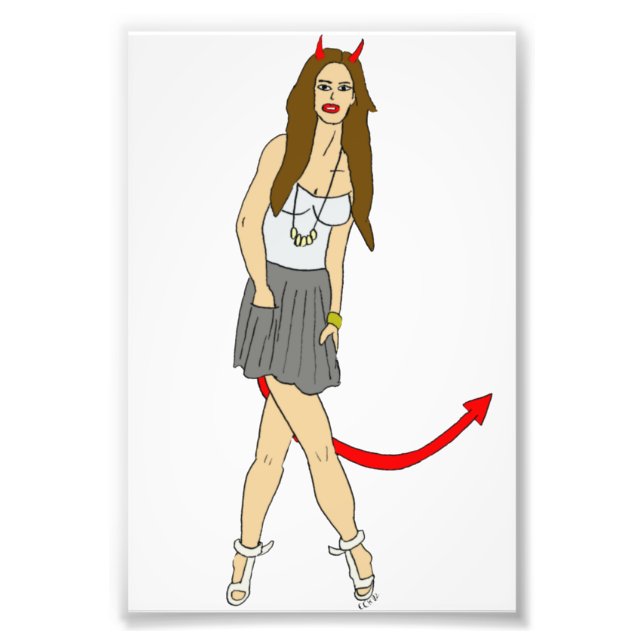 Foto chica diablo (Frente)