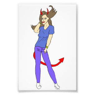 Foto chica diablo