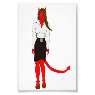 Foto chica diablo