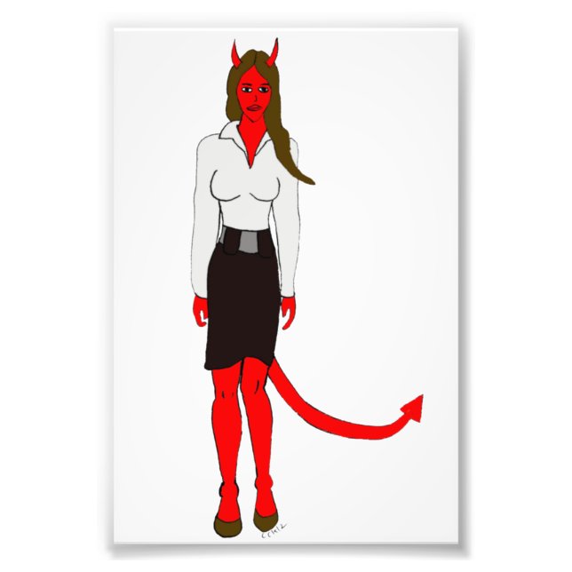 Foto chica diablo (Frente)