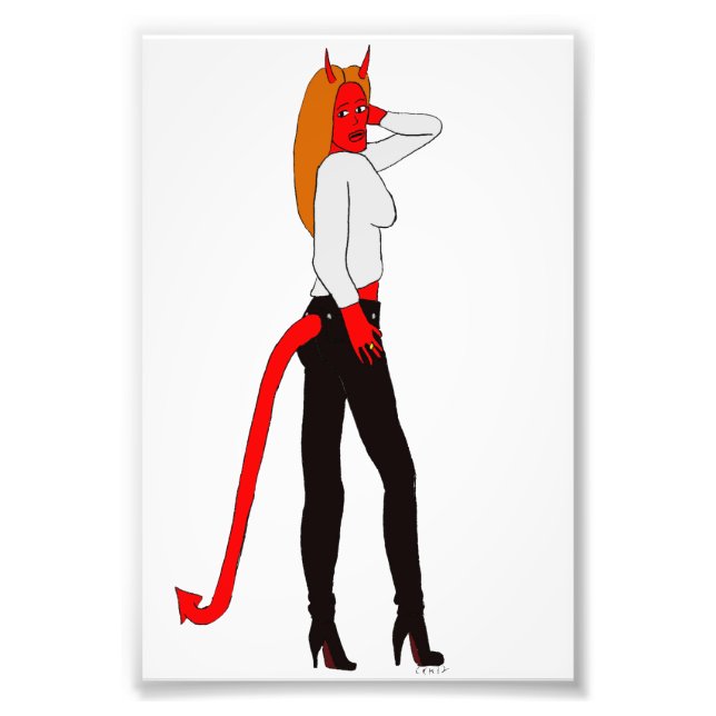 Foto chica diablo (Frente)