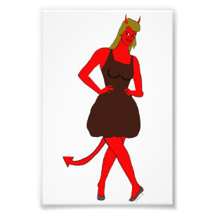 Foto chica diablo