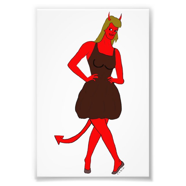 Foto chica diablo (Frente)