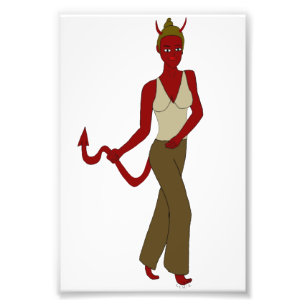 Foto chica diablo