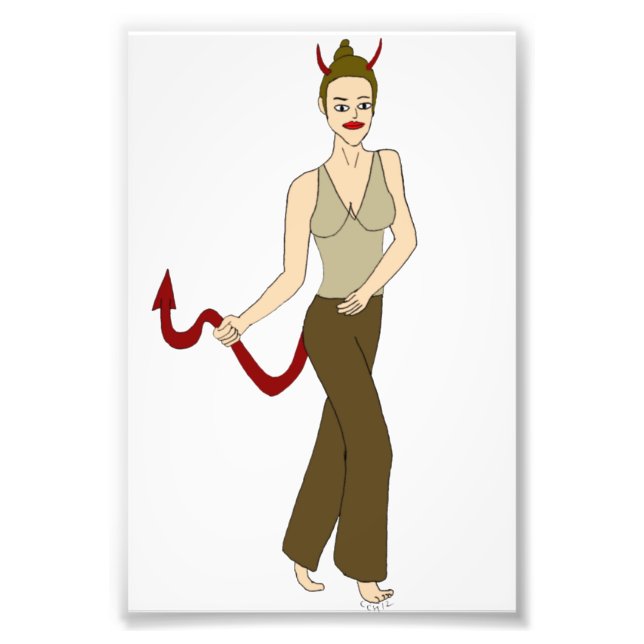Foto chica diablo (Frente)