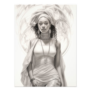 Foto Chica exótico en un Sofa