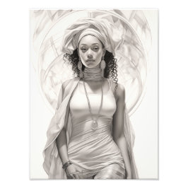 Foto Chica exótico en un Sofa