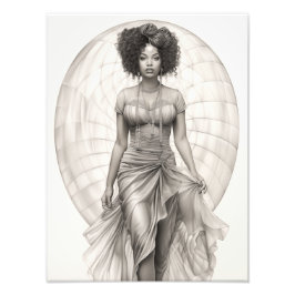 Foto Chica exótico en un Sofa